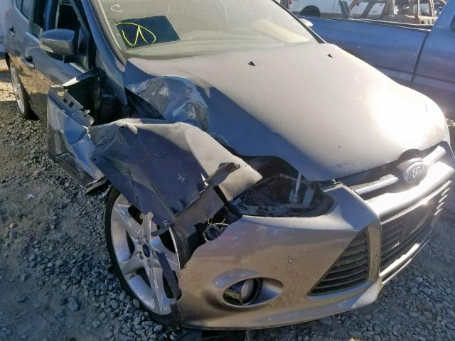 1FAHP3N21CL189728 - 2012 FORD FOCUS TITA GRAY photo 9