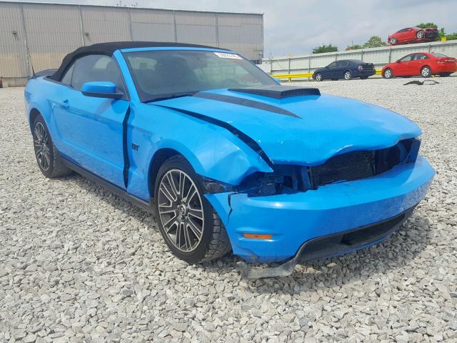 1ZVBP8FHXA5157701 - 2010 FORD MUSTANG GT BLUE photo 1