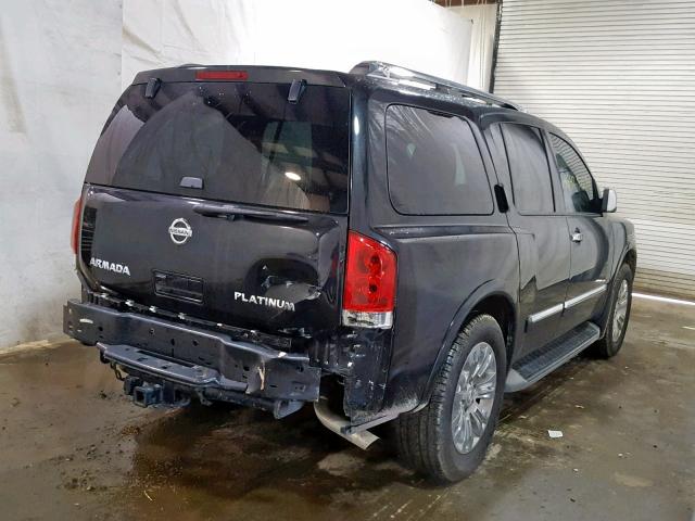 5N1AA0NE8FN615991 - 2015 NISSAN ARMADA PLA BLACK photo 4