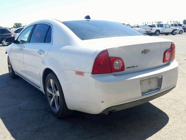 1G1ZC5E06CF115183 - 2012 CHEVROLET MALIBU 1LT 白色 照片 3