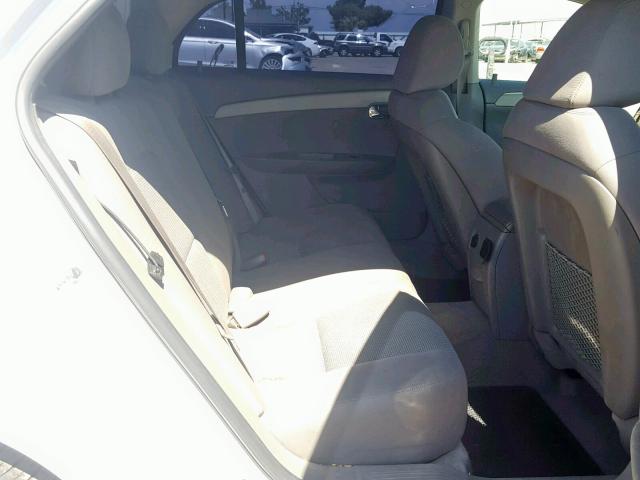 1G1ZC5E06CF115183 - 2012 CHEVROLET MALIBU 1LT 白色 照片 6