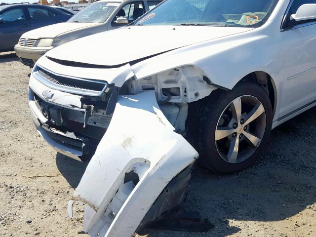 1G1ZC5E06CF115183 - 2012 CHEVROLET MALIBU 1LT 白色 照片 9