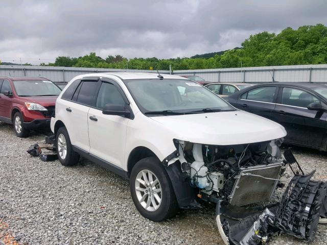 2FMDK3GC9DBB28511 - 2013 FORD EDGE SE WHITE photo 1