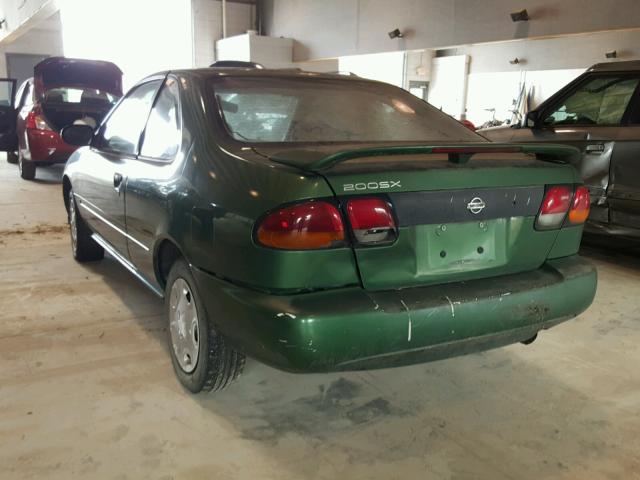 1N4AB42D9WC510284 - 1998 NISSAN 200SX BASE GREEN photo 3