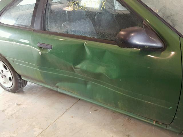 1N4AB42D9WC510284 - 1998 NISSAN 200SX BASE GREEN photo 9