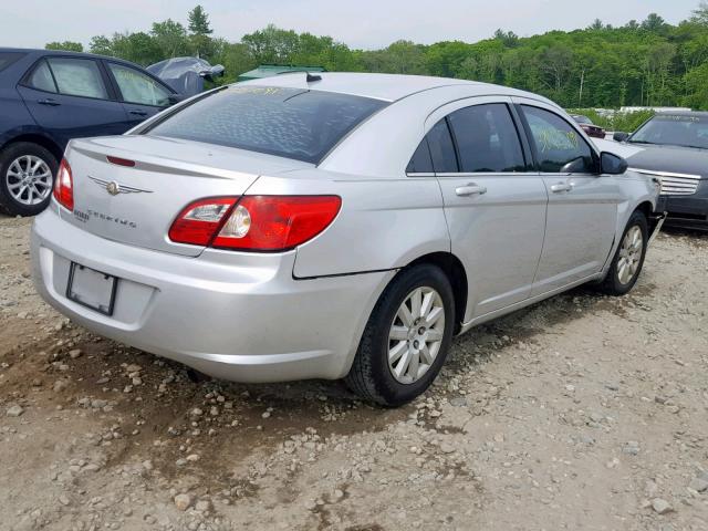 1C3LC46K68N182245 - 2008 CHRYSLER SEBRING LX SILVER photo 4