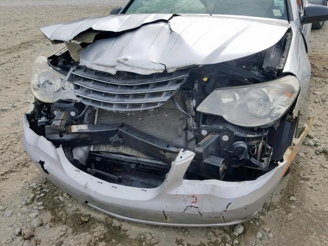 1C3LC46K68N182245 - 2008 CHRYSLER SEBRING LX SILVER photo 9