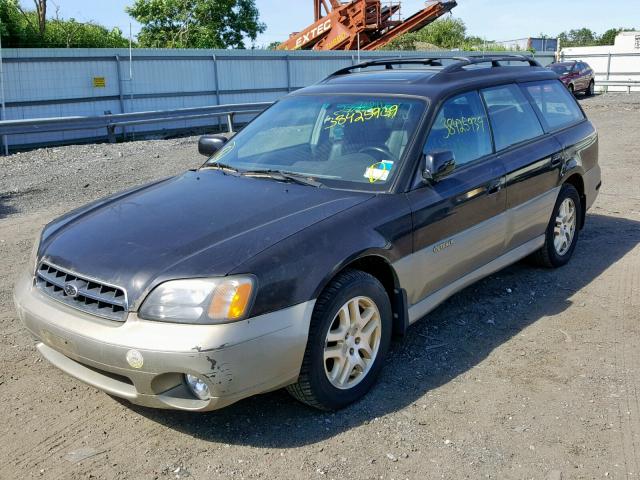 4S3BH686017605190 - 2001 SUBARU LEGACY OUT BLACK photo 2