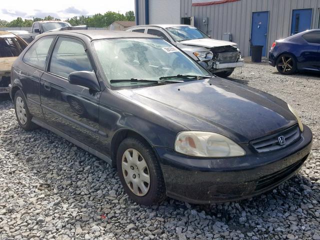 2HGEJ6349XH110699 - 1999 HONDA CIVIC DX BLACK photo 1