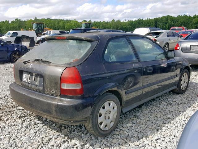 2HGEJ6349XH110699 - 1999 HONDA CIVIC DX BLACK photo 4