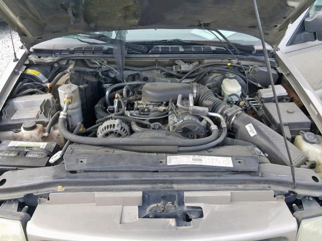 1GTDT19W818229308 - 2001 GMC SONOMA GRAY photo 7