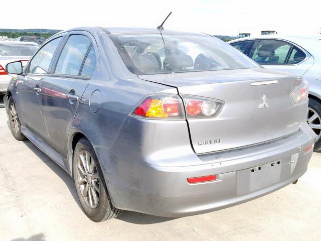 JA32U2FU7GU006625 - 2016 MITSUBISHI LANCER ES GRAY photo 3