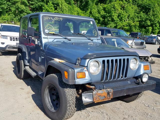 1J4FY19S7VP501652 - 1997 JEEP WRANGLER / BLUE photo 1