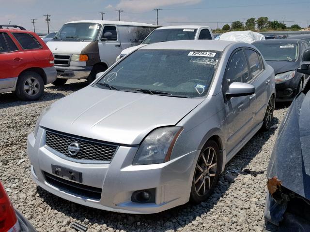 3N1CB61E27L723000 - 2007 NISSAN SENTRA SE- SILVER photo 2