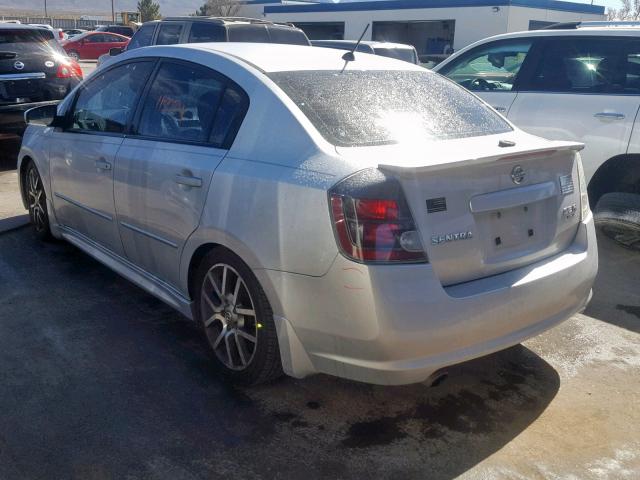 3N1CB61E27L723000 - 2007 NISSAN SENTRA SE- SILVER photo 3