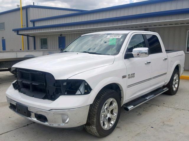 1C6RR7NT0GS373151 - 2016 RAM 1500 LARAM WHITE photo 2