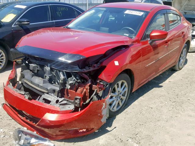 3MZBM1V79GM294723 - 2016 MAZDA 3 TOURING RED photo 2