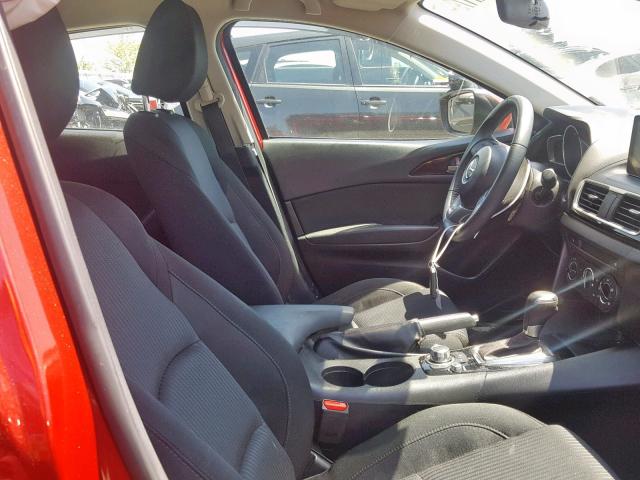 3MZBM1V79GM294723 - 2016 MAZDA 3 TOURING RED photo 5