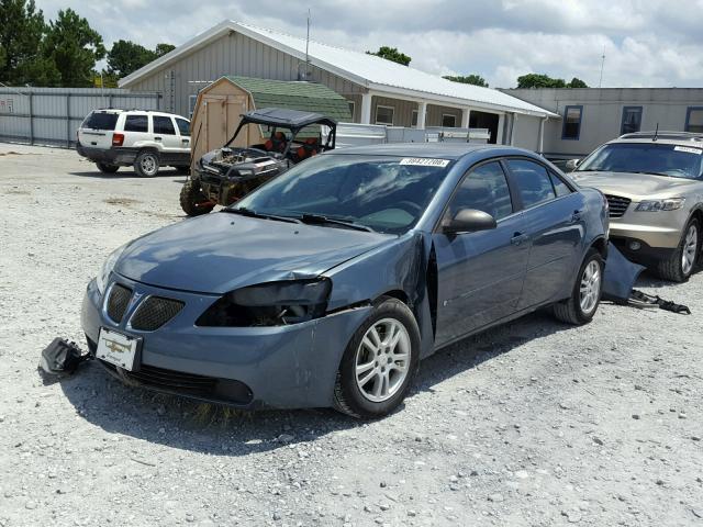 1G2ZF55B664257926 - 2006 PONTIAC G6 SE BLUE photo 2