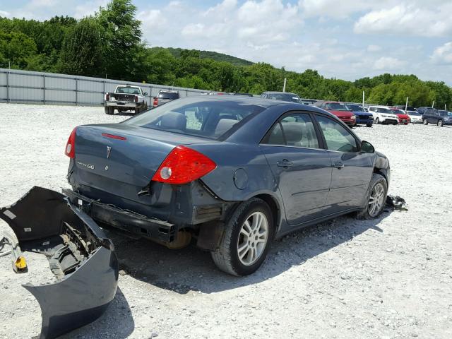 1G2ZF55B664257926 - 2006 PONTIAC G6 SE BLUE photo 4