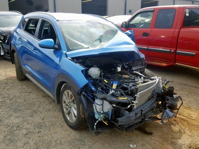 KM8J3CA43JU738752 - 2018 HYUNDAI TUCSON SEL BLUE photo 1