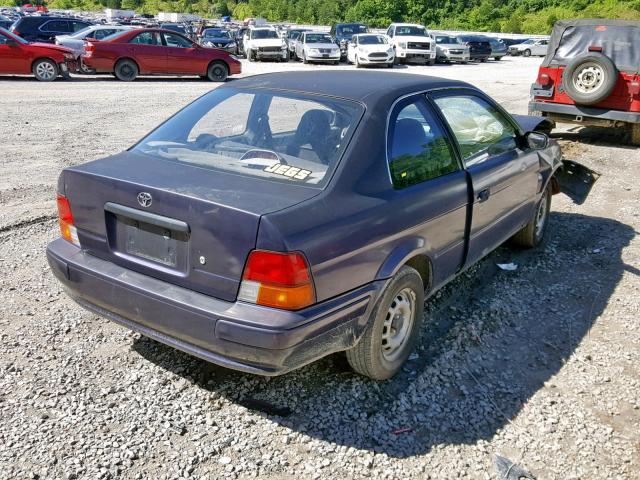 JT2EL55D5S0054993 - 1995 TOYOTA TERCEL STD BLUE photo 4