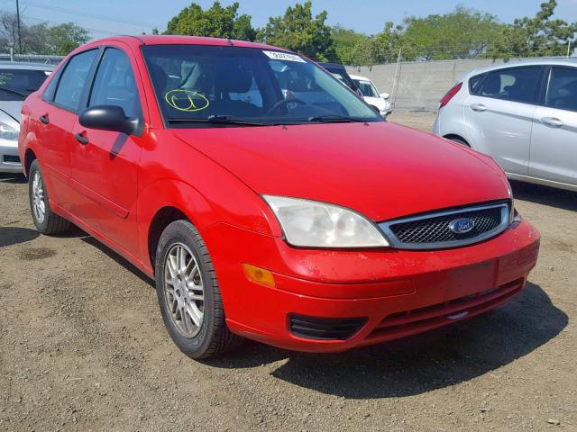 1FAFP34N56W101544 - 2006 FORD FOCUS ZX4 RED photo 1