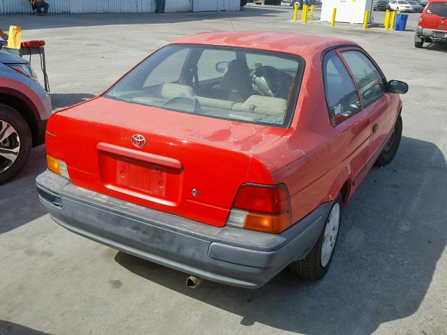 JT2AC52L4V0246324 - 1997 TOYOTA TERCEL CE RED photo 4