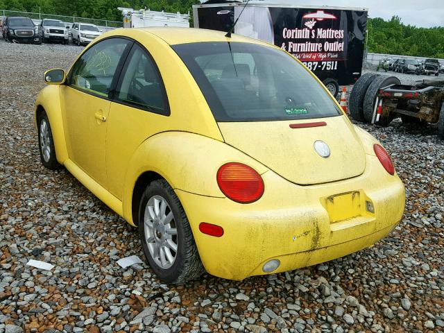 3VWCK31C54M417454 - 2004 VOLKSWAGEN NEW BEETLE Gelb Foto 3