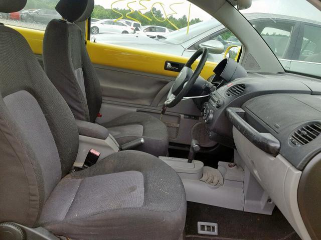 3VWCK31C54M417454 - 2004 VOLKSWAGEN NEW BEETLE Gelb Foto 5