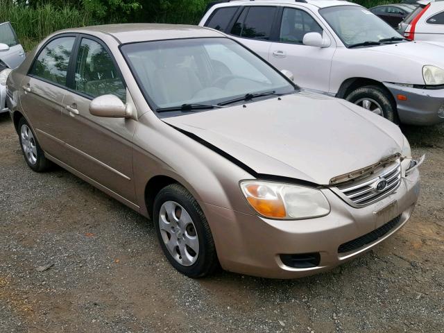 KNAFE121875431400 - 2007 KIA SPECTRA EX BEIGE photo 1