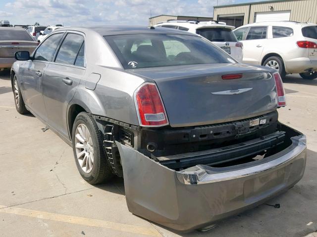 2C3CCAAGXCH273487 - 2012 CHRYSLER 300 GRAY photo 3