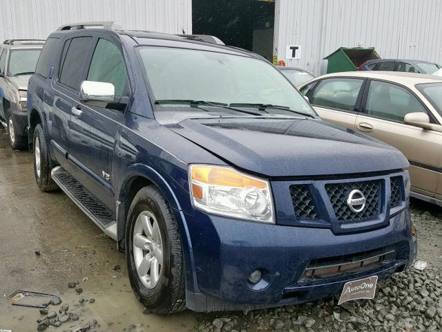 5N1BA08D29N603931 - 2009 NISSAN ARMADA SE BLUE photo 1