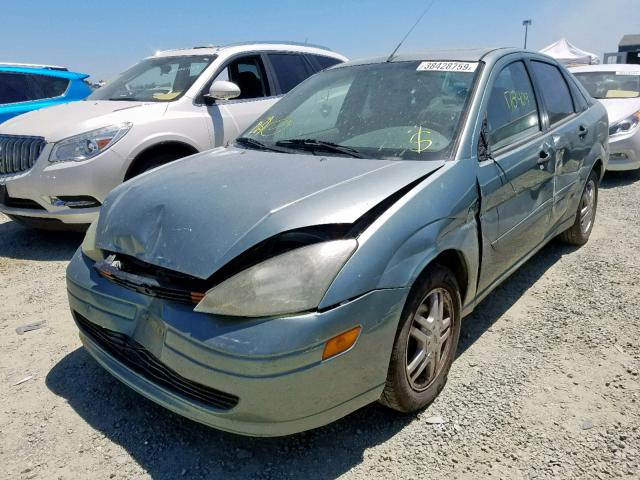 1FAFP38Z44W127658 - 2004 FORD FOCUS ZTS GREEN photo 2