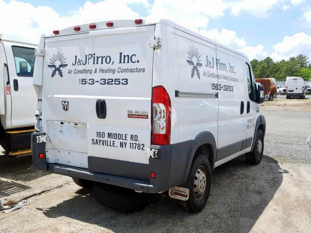 3C6TRVNG9FE515186 - 2015 RAM PROMASTER WHITE photo 4