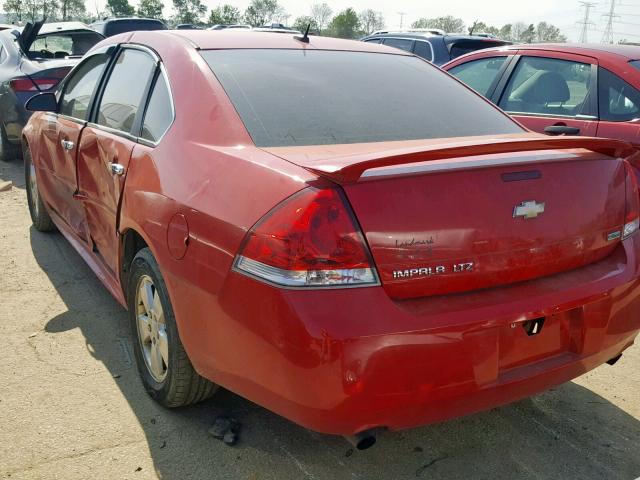 2G1WC5E3XD1211758 - 2013 CHEVROLET IMPALA LTZ RED photo 3