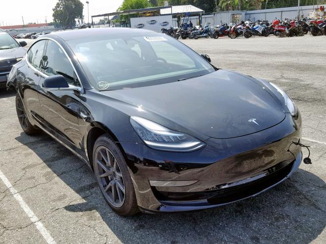 5YJ3E1EA7JF036342 - 2018 TESLA MODEL 3 BLACK photo 1