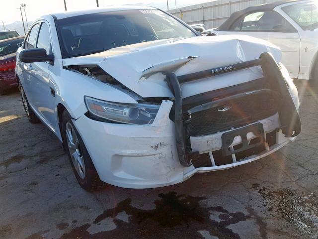 1FAHP2MT9DG198241 - 2013 FORD TAURUS POL WHITE photo 1