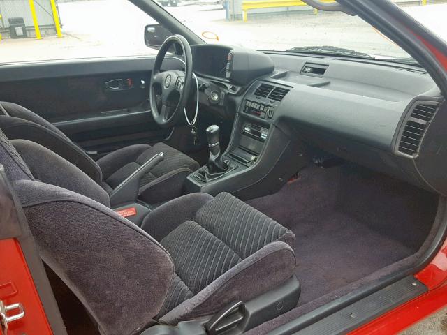 JHMBA4145LC014377 - 1990 HONDA PRELUDE SI RED photo 5