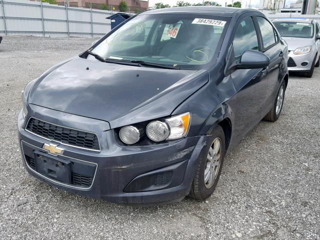 1G1JA5SH1C4230928 - 2012 CHEVROLET SONIC LS GRAY photo 2