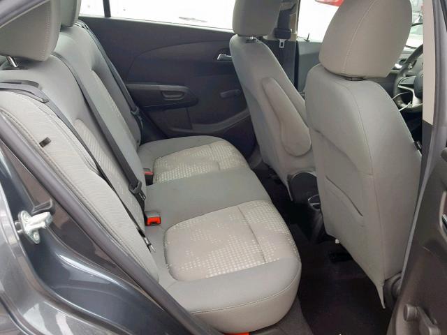 1G1JA5SH1C4230928 - 2012 CHEVROLET SONIC LS GRAY photo 6