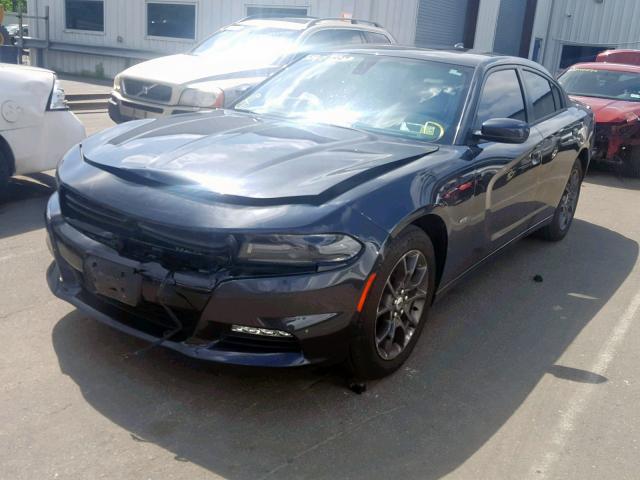 2C3CDXJG7JH136505 - 2018 DODGE CHARGER GT BLACK photo 2