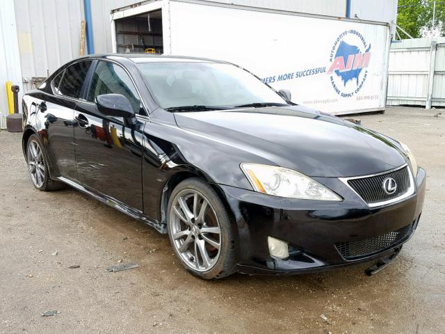 JTHBK262782073839 - 2008 LEXUS IS 250 BLACK photo 1