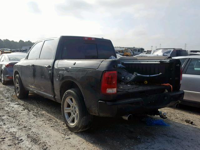 1C6RD7PT4CS313959 - 2012 DODGE RAM 1500 L BLACK photo 3