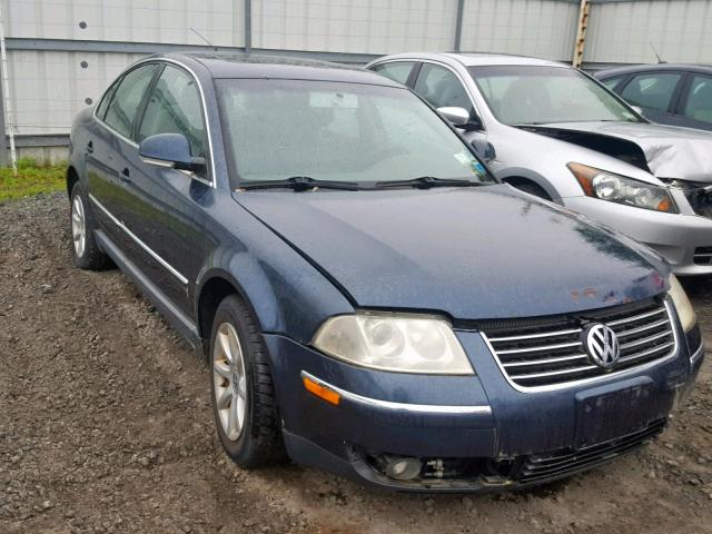 WVWPD63B64E182430 - 2004 VOLKSWAGEN PASSAT GLS BLUE photo 1