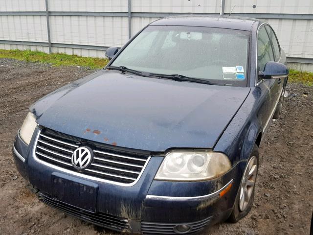 WVWPD63B64E182430 - 2004 VOLKSWAGEN PASSAT GLS BLUE photo 2