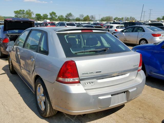 1G1ZT62815F162463 - 2005 CHEVROLET MALIBU MAX 银色 照片 3