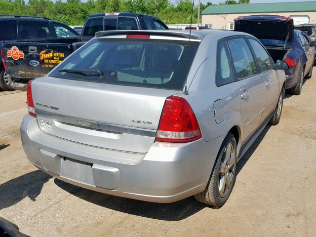 1G1ZT62815F162463 - 2005 CHEVROLET MALIBU MAX SILVER photo 4