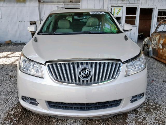 1G4GE5ED6BF314062 - 2011 BUICK LACROSSE C WHITE photo 9