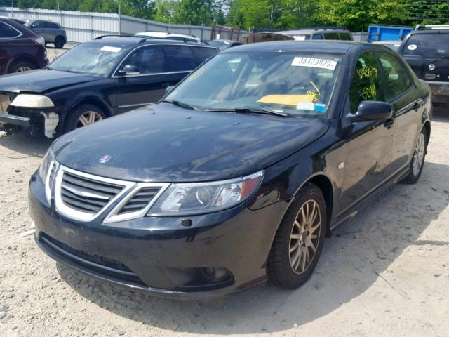 YS3FA4CYXA1618446 - 2010 SAAB 9-3 2.0T BLACK photo 2